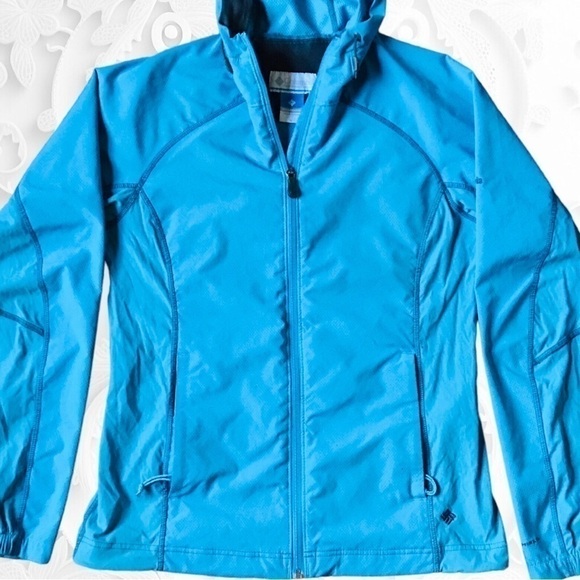 COLUMBIA Jacket Womens Size Medium Full Zip Hooded Interchange Windbreaker - Picture 3 of 8